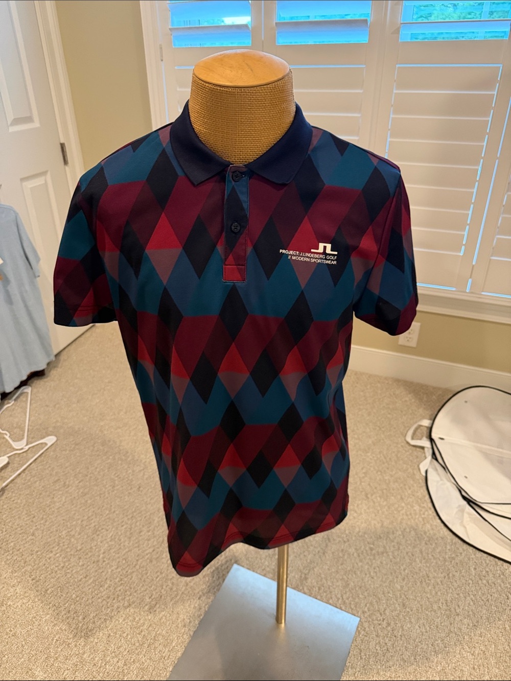 J. Lindeberg Golf Shirt, Large